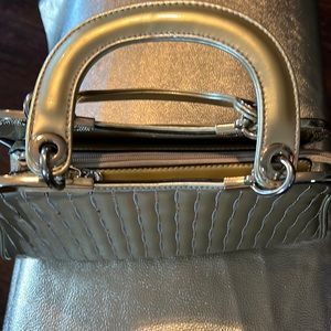 VUSFACE ladies gold handbag